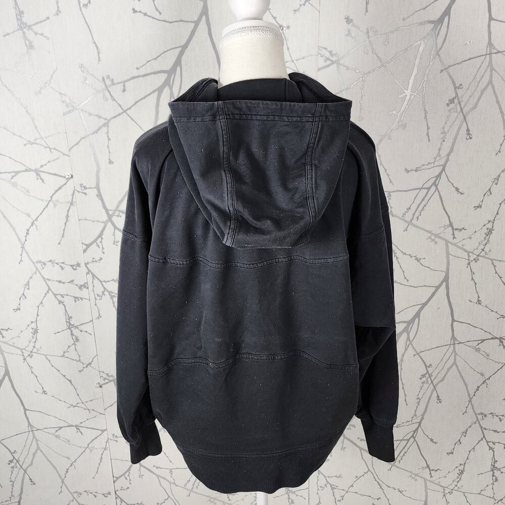 Lululemon Black Cotton Terry Rainbow Speckle Back In Action Hoodie - Picture 5 of 7